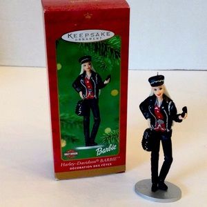 Harley Davidson Barbie Hallmark ornament